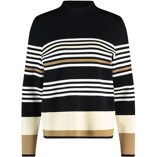 Gerry Weber Sweter w kolorze czarno-biało-karmelowym ze sklepu Limango Polska w kategorii Swetry damskie - zdjęcie 178035194