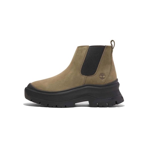 Timberland Skórzane sztyblety &quot;Roxie Lane&quot; w kolorze khaki ze sklepu Limango Polska w kategorii Botki - zdjęcie 178036154
