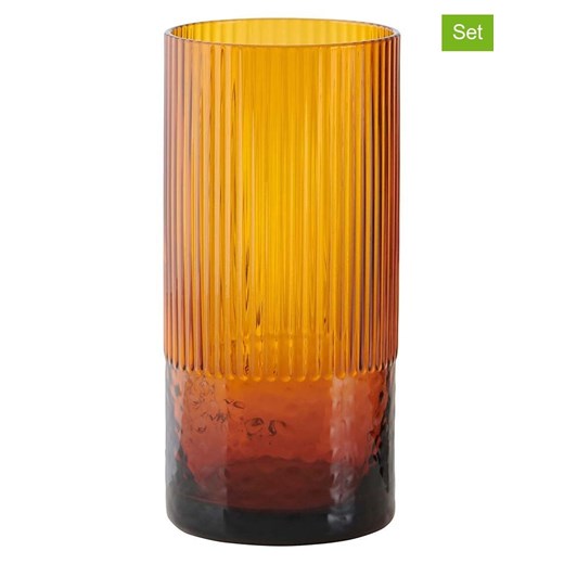 Ellos Home Szklanki (4 szt.) w kolorze jasnobrązowym - 460 ml ze sklepu Limango Polska w kategorii Szklanki - zdjęcie 178036211