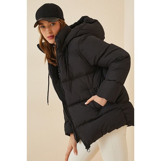 Happiness Istanbul Kurtka pikowana w kolorze czarnym Happiness Istanbul 40 okazyjna cena Limango Polska