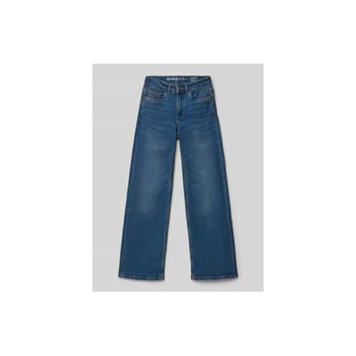 Jeansy o kroju straight fit z wpuszczanymi kieszeniami model ‘ILVY’ ze sklepu Peek&Cloppenburg  w kategorii Spodnie dziewczęce - zdjęcie 178038950