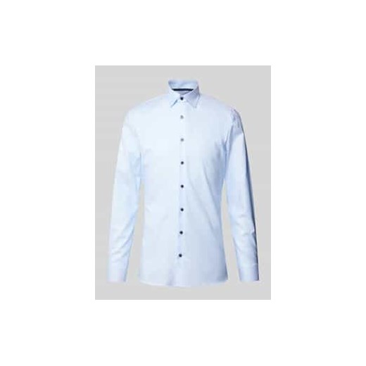 Koszula biznesowa o kroju Super Slim Fit z kołnierzykiem typu kent ze sklepu Peek&Cloppenburg  w kategorii Koszule męskie - zdjęcie 178039501