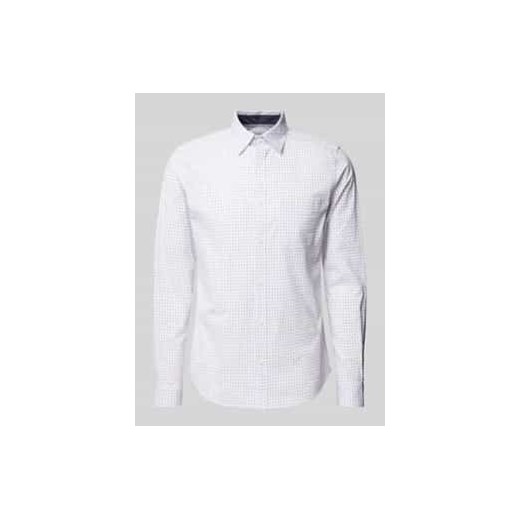 Koszula casualowa o kroju slim fit z mieszanki bawełny ze sklepu Peek&Cloppenburg  w kategorii Koszule męskie - zdjęcie 178039713