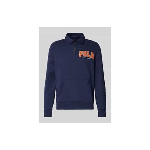 Bluza z kołnierzykiem polo ze sklepu Peek&Cloppenburg  w kategorii Bluzy męskie - zdjęcie 178039723