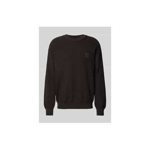 Sweter z dzianiny z detalem z logo model ‘Acircolo’ ze sklepu Peek&Cloppenburg  w kategorii Swetry męskie - zdjęcie 178039974