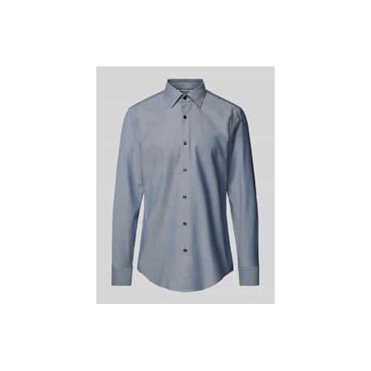 Koszula biznesowa o kroju slim fit z kołnierzykiem typu kent model ‘Hank’ ze sklepu Peek&Cloppenburg  w kategorii Koszule męskie - zdjęcie 178040052
