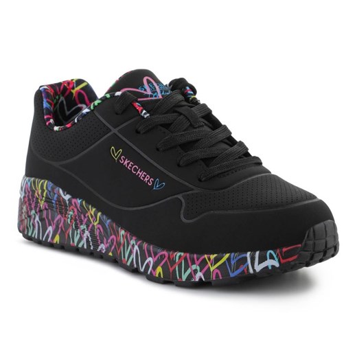 Buty Skechers Lovely Luv 314976L-BKMT czarne ze sklepu ButyModne.pl w kategorii Buty sportowe dziecięce - zdjęcie 178040210