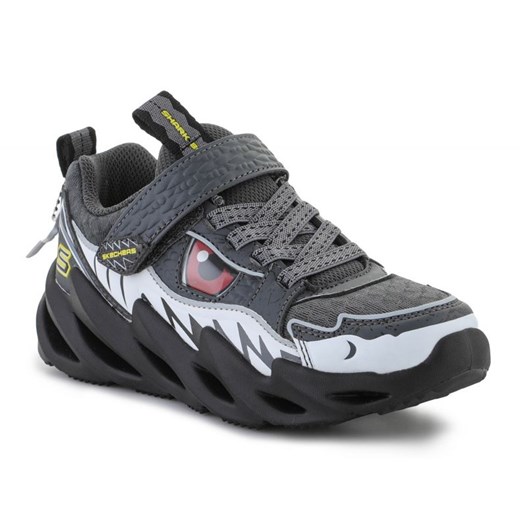 Buty Skechers Shark Bots Surf Patrol 402112L-CCBK szare ze sklepu ButyModne.pl w kategorii Buty sportowe dziecięce - zdjęcie 178040213