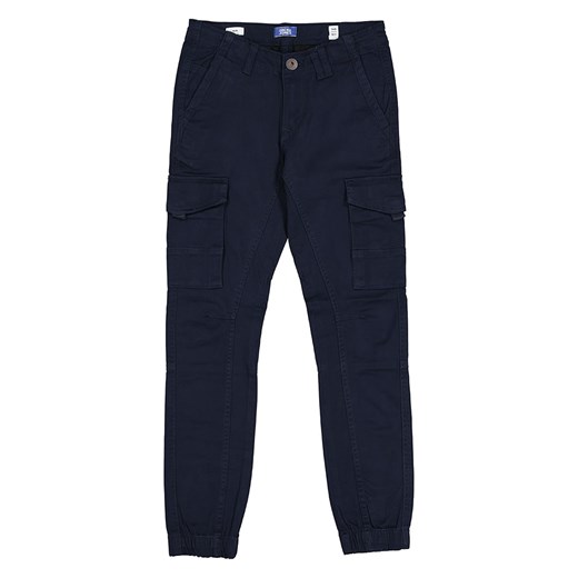 JACK &amp; JONES Junior Bojówki &quot;Paul&quot; w kolorze granatowym ze sklepu Limango Polska w kategorii Spodnie chłopięce - zdjęcie 178040973