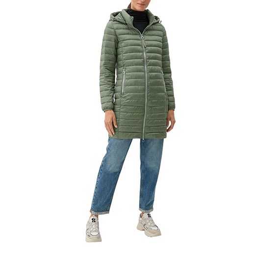 s.Oliver Płaszcz pikowany w kolorze zielonym ze sklepu Limango Polska w kategorii Płaszcze damskie - zdjęcie 178041453