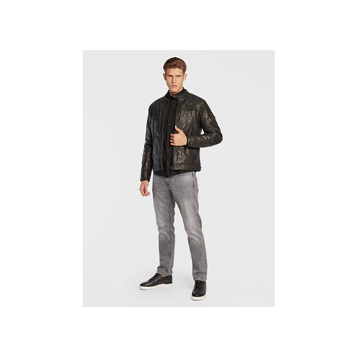 Solid Koszula 21103247 Czarny Slim Fit Solid XL MODIVO