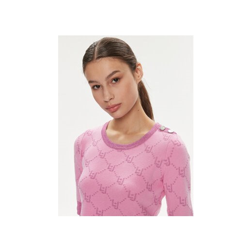 Liu Jo Sweter MA4215 MA49I Różowy Slim Fit Liu Jo XL MODIVO