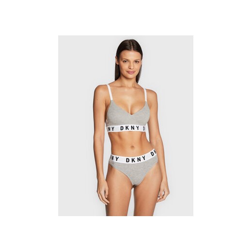 DKNY Biustonosz push-up DK4518 Szary XL MODIVO