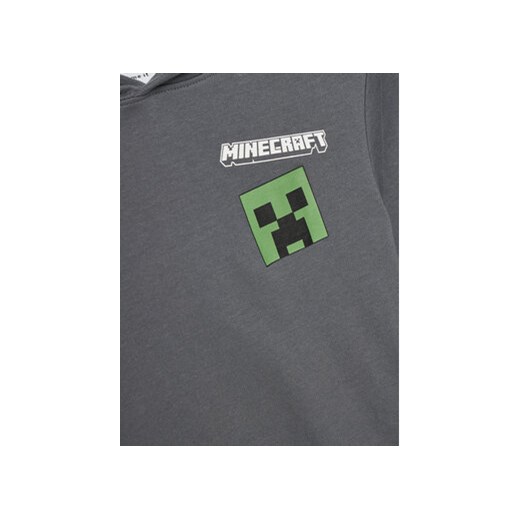 NAME IT Bluza Jacot MINECRAFT 13238540 Szary Regular Fit Name It 116 MODIVO