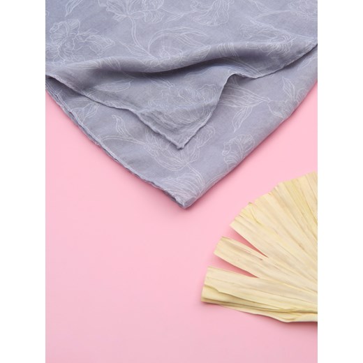 Sinsay - Chustka w kwiaty - wielobarwny Sinsay One Size Sinsay