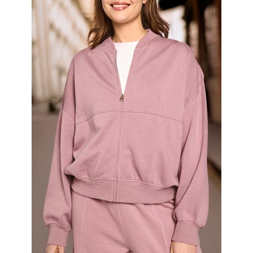 Sinsay - Bluza rozpinana - fioletowy Sinsay M Sinsay