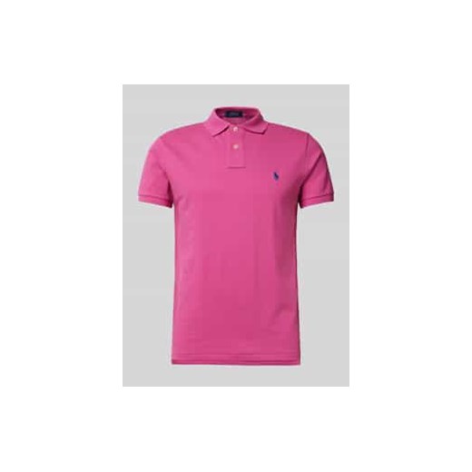 Koszulka polo z wyhaftowanym logo ze sklepu Peek&Cloppenburg  w kategorii T-shirty męskie - zdjęcie 178048574