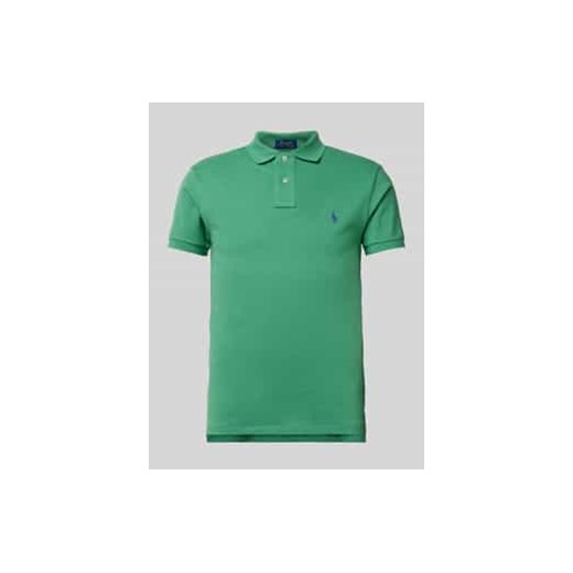 Koszulka polo z wyhaftowanym logo ze sklepu Peek&Cloppenburg  w kategorii T-shirty męskie - zdjęcie 178048604