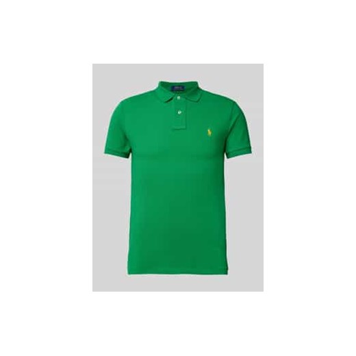 Koszulka polo z wyhaftowanym logo ze sklepu Peek&Cloppenburg  w kategorii T-shirty męskie - zdjęcie 178048691