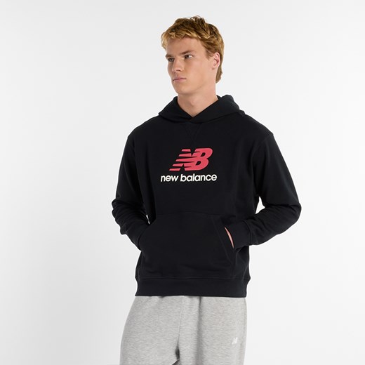 Bluza męska New Balance MT51512BK – czarna ze sklepu New Balance Poland w kategorii Bluzy męskie - zdjęcie 178050094