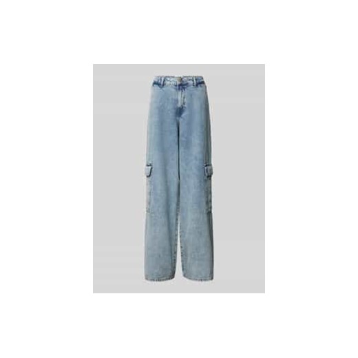 Jeansy o kroju baggy fit z kieszeniami cargo ze sklepu Peek&Cloppenburg  w kategorii Jeansy damskie - zdjęcie 178050350