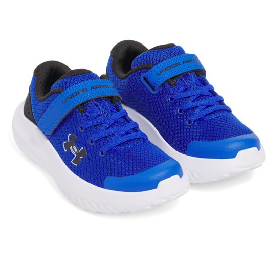 Chłopięce buty do biegania Under Armour UA BPS Surge 4 AC - niebieskie ze sklepu Sportstylestory.com w kategorii Buty sportowe dziecięce - zdjęcie 178052174