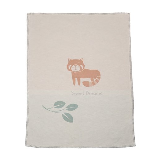 David Fussenegger Kocyk "Lili - Rote Pandas" w kolorze kremowo-jasnobrązowym - id: 13852843 - marki David Fussenegger - 178054960 David Fussenegger Kocyk "Lili - Rote Pandas" w kolorze kremowo-jasnobrązowym ze sklepu Limango Polska w kategorii Tekstylia - zdjęcie 178054960