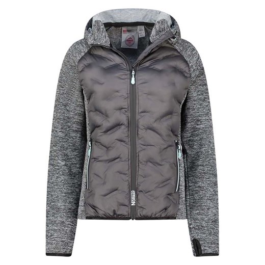 Geographical Norway Kurtka polarowa &quot;Tagada&quot; w kolorze czarno-szarym ze sklepu Limango Polska w kategorii Bluzy damskie - zdjęcie 178055374
