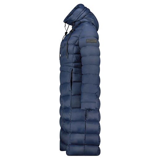Geographical Norway Płaszcz pikowany "Berangere" w kolorze granatowym Geographical Norway L Limango Polska okazja