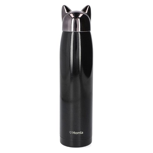 Homla Butelka termiczna "Foxy" w kolorze czarnym - 320 ml - id: 16512641 - marki Homla - 178055680 Homla Butelka termiczna "Foxy" w kolorze czarnym - 320 ml ze sklepu Limango Polska w kategorii Kubki termiczne - zdjęcie 178055680