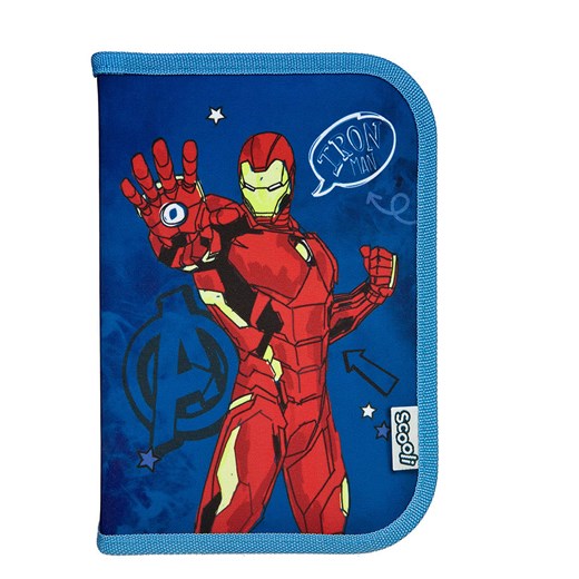 Avengers Piórnik &quot;Avengers&quot; w kolorze niebiesko-czerwonym - 14 x 20 x 3 cm ze sklepu Limango Polska w kategorii Piórniki - zdjęcie 178055823
