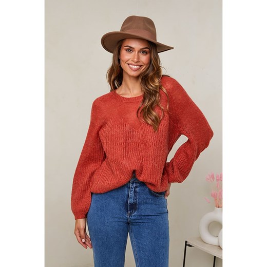 Soft Cashmere Sweter w kolorze czerwonym ze sklepu Limango Polska w kategorii Swetry damskie - zdjęcie 178056504