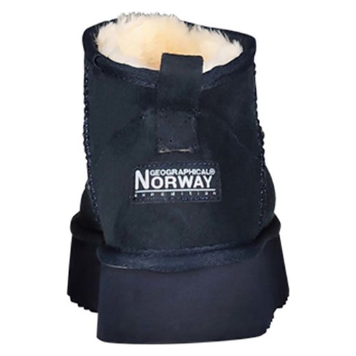Geographical Norway Botki zimowe "Orage" w kolorze granatowym Geographical Norway 38 Limango Polska wyprzedaż