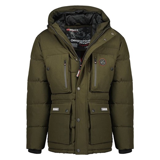 Geographical Norway Parka w kolorze khaki ze sklepu Limango Polska w kategorii Kurtki męskie - zdjęcie 178056871
