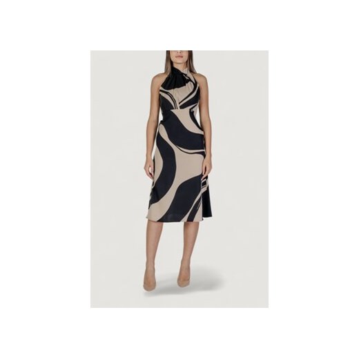 Rinascimento Sukienka CFC0019828002 Beżowy Long Fit Rinascimento L MODIVO