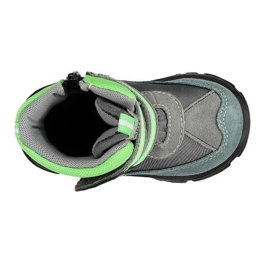 Trzewiki Ocieplane Bartek T-51522/214, Szaro-Zielony 21 wyprzedaż Wojas
