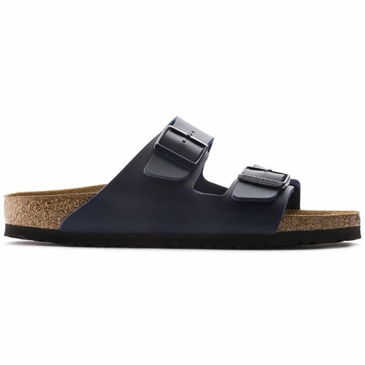 Klapki Birkenstock Arizona 1023116 niebieskie ze sklepu ButyModne.pl w kategorii Klapki męskie - zdjęcie 178059741
