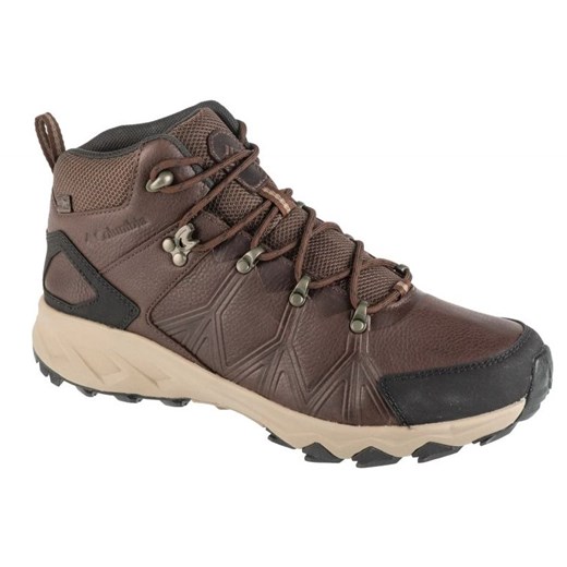 Buty Columbia Peakfreak Ii Mid Outdry Leather 2100701231 brązowe z membraną ze sklepu ButyModne.pl w kategorii Buty trekkingowe dziecięce - zdjęcie 178059894
