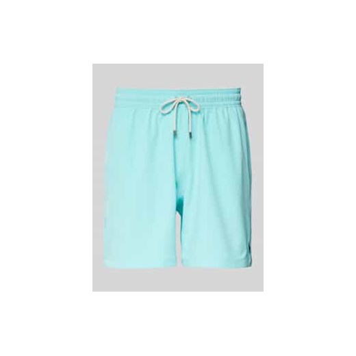 Spodenki kąpielowe o kroju regular fit z wyhaftowanym logo model ‘TRAVELER’ ze sklepu Peek&Cloppenburg  w kategorii Kąpielówki - zdjęcie 178060821