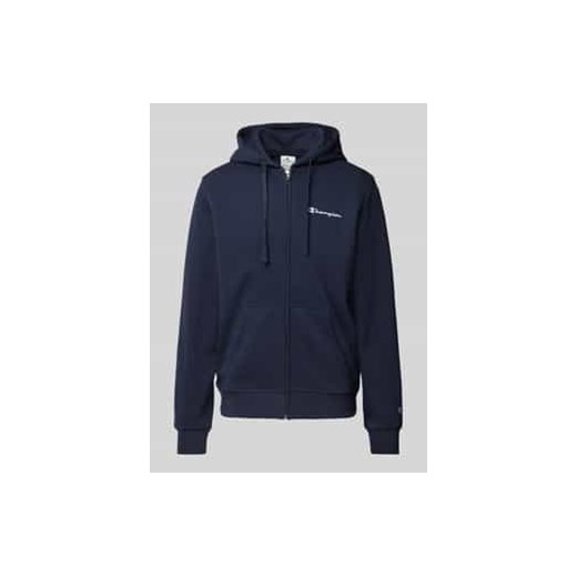 Bluza rozpinana z wyhaftowanym logo ze sklepu Peek&Cloppenburg  w kategorii Bluzy męskie - zdjęcie 178061052