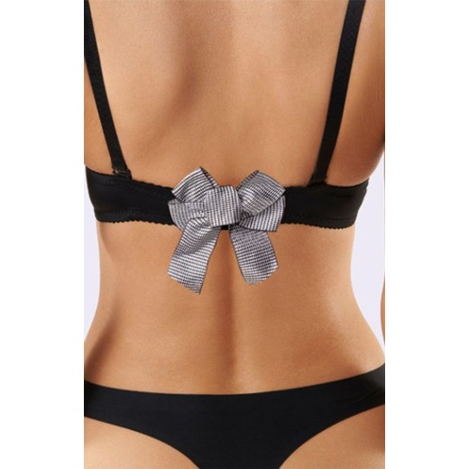 Kokardka w pepitkę do biustonosza BA-19, Kolor czarno-biały, Rozmiar uniwersalny, Julimex ze sklepu Primodo w kategorii Biustonosze - zdjęcie 178061474