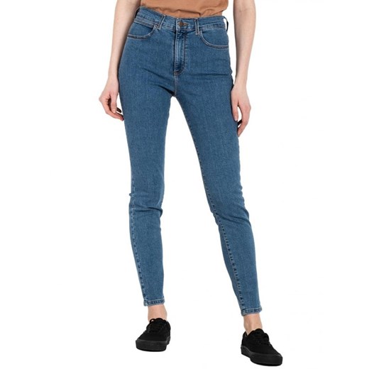 Wrangler Dżinsy - Skinny fit - w kolorze niebieskim ze sklepu Limango Polska w kategorii Jeansy damskie - zdjęcie 178061541