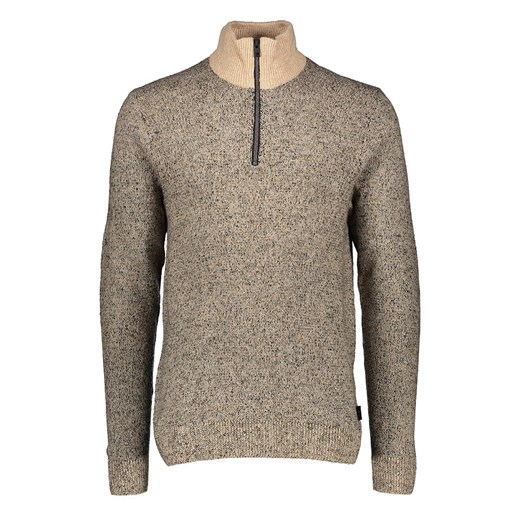 Jack &amp; Jones Sweter w kolorze beżowo-czarnym ze sklepu Limango Polska w kategorii Swetry męskie - zdjęcie 178061603