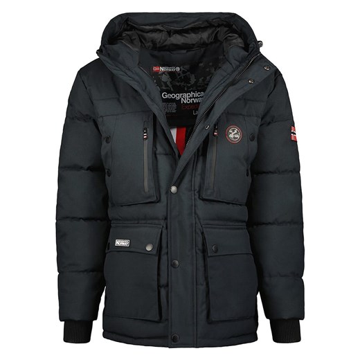 Geographical Norway Parka w kolorze granatowym ze sklepu Limango Polska w kategorii Kurtki męskie - zdjęcie 178061931