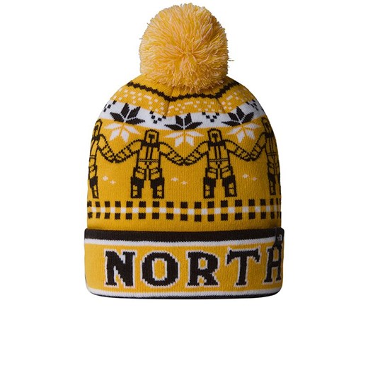 Czapka The North Face Ski Tuke Beanie 0A7WJ89IO1 - żółta ze sklepu streetstyle24.pl w kategorii Czapki dziecięce - zdjęcie 178066822