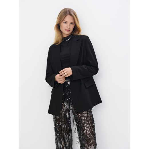 Mohito - Marynarka oversize - czarny Mohito 34 promocyjna cena Mohito