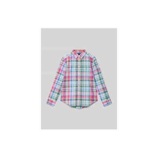 Koszula casualowa o kroju regular fit z kołnierzykiem typu button down ze sklepu Peek&Cloppenburg  w kategorii Koszule chłopięce - zdjęcie 178068554
