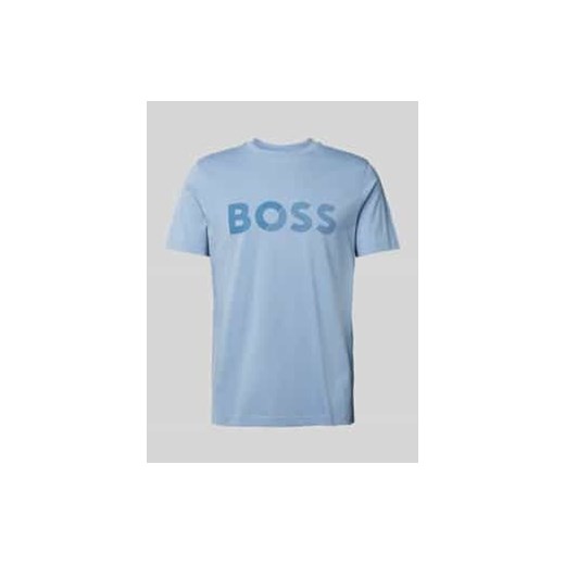 T-shirt z nadrukiem z logo ze sklepu Peek&Cloppenburg  w kategorii T-shirty męskie - zdjęcie 178068890