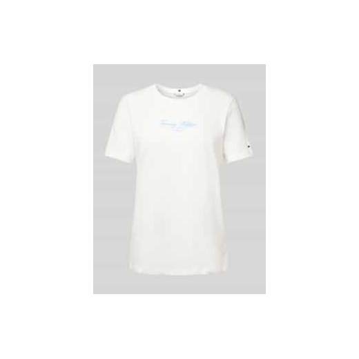 T-shirt z nadrukiem z logo ze sklepu Peek&Cloppenburg  w kategorii Bluzki damskie - zdjęcie 178068894