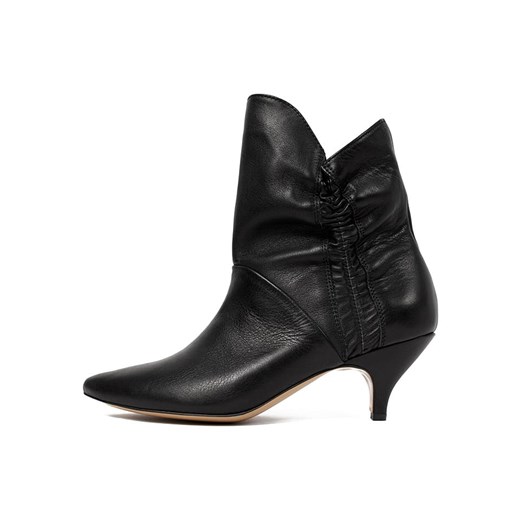 loft37 Skórzane botki &quot;Make Me Like You&quot; w kolorze czarnym Loft37 36 wyprzedaż Limango Polska